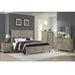 Whit-Ash Panel Bedroom Set with Door Chest - In Home Furniture (San Antonio, TX)