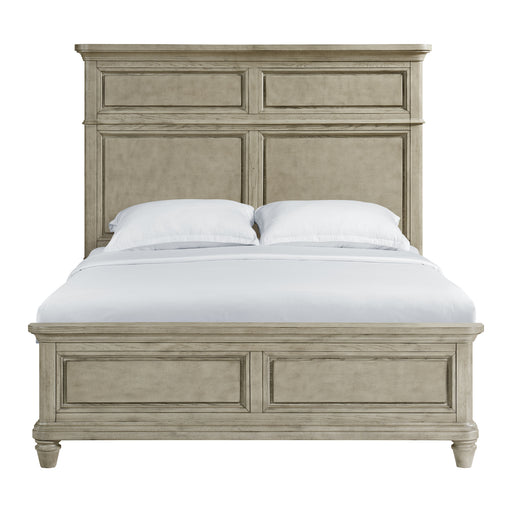 Whit-Ash Panel Bed - In Home Furniture (San Antonio, TX)