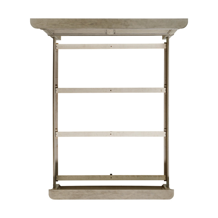 Whit-Ash Panel Bedroom Set with Door Chest - In Home Furniture (San Antonio, TX)