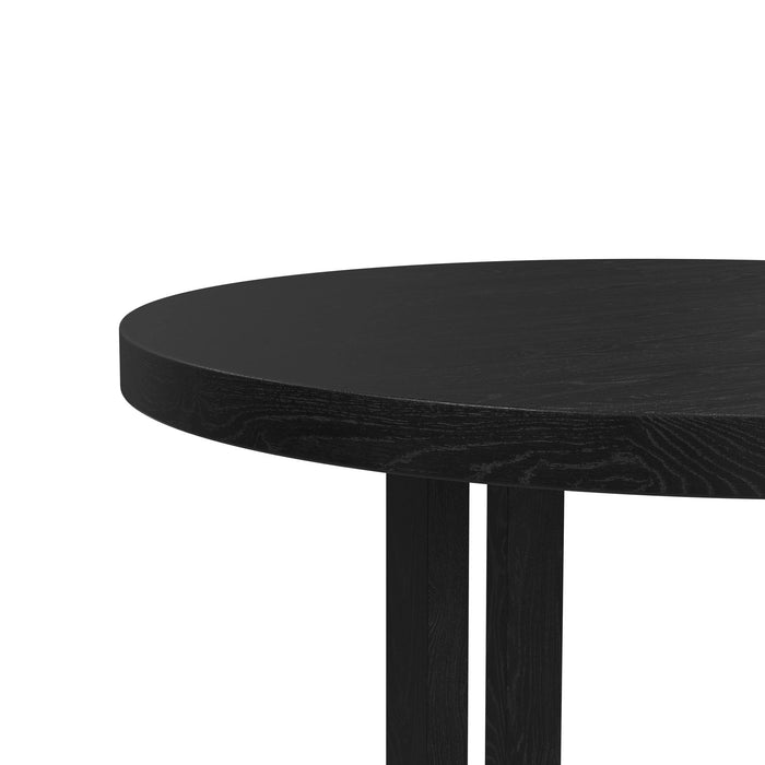 Bahama Breeze 5PC Standard Height Dining Set in Black-Table and Four Chairs