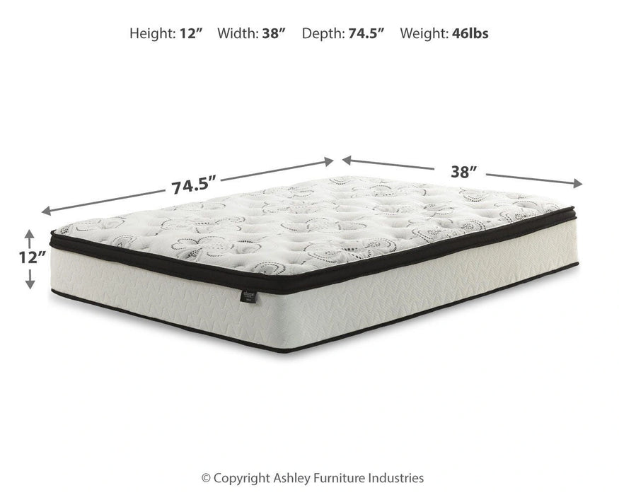 Chime 12 Inch Hybrid Mattress in a Box - In Home Furniture (San Antonio, TX)