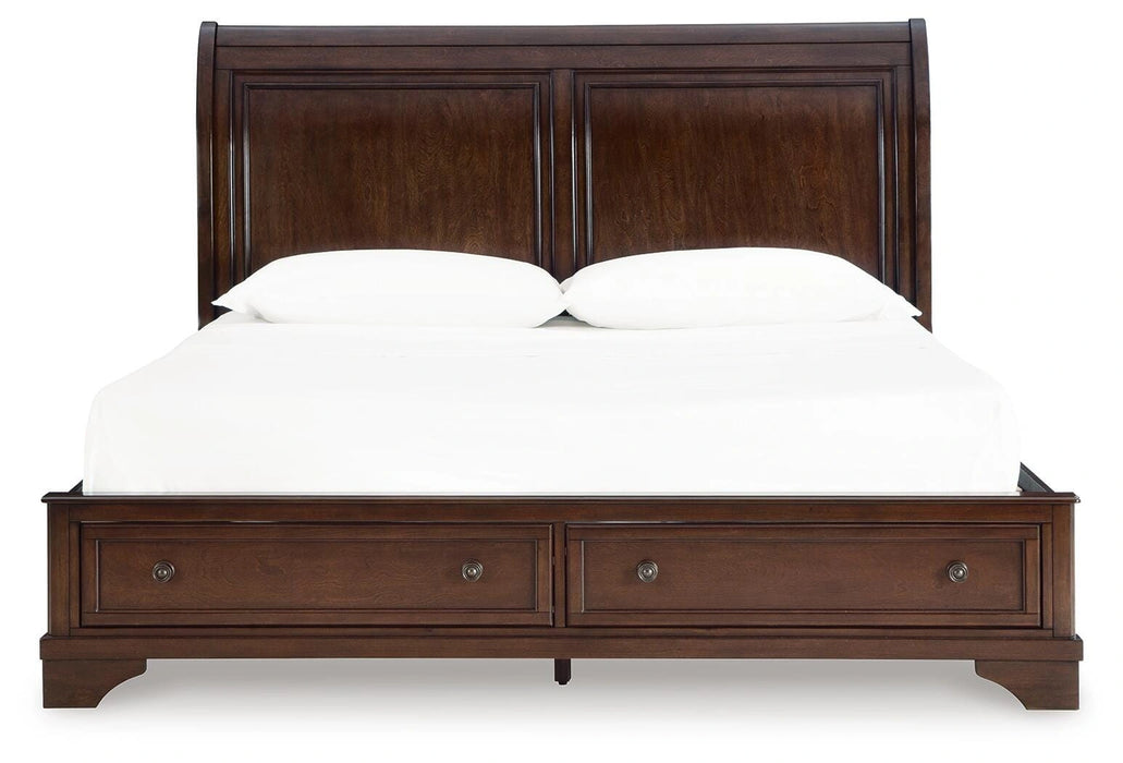 Trellington Sleigh Storage Bed