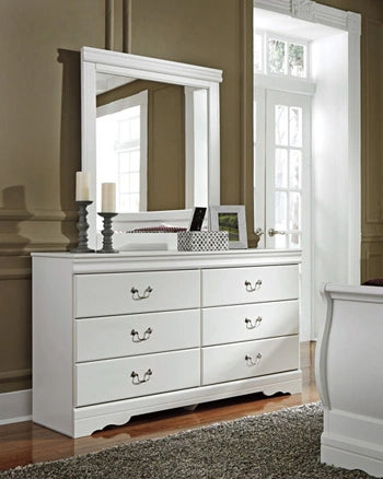 Anarasia Dresser and Mirror - In Home Furniture (San Antonio, TX)
