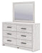 Cayboni Dresser and Mirror - In Home Furniture (San Antonio, TX)