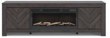 Cayboni 71" TV Stand with Electric Fireplace - In Home Furniture (San Antonio, TX)