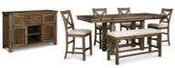 Moriville Counter Height Dining Set - In Home Furniture (San Antonio, TX)