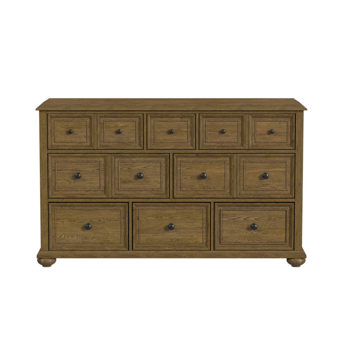 Heritage & Home Dresser in Oak Brown