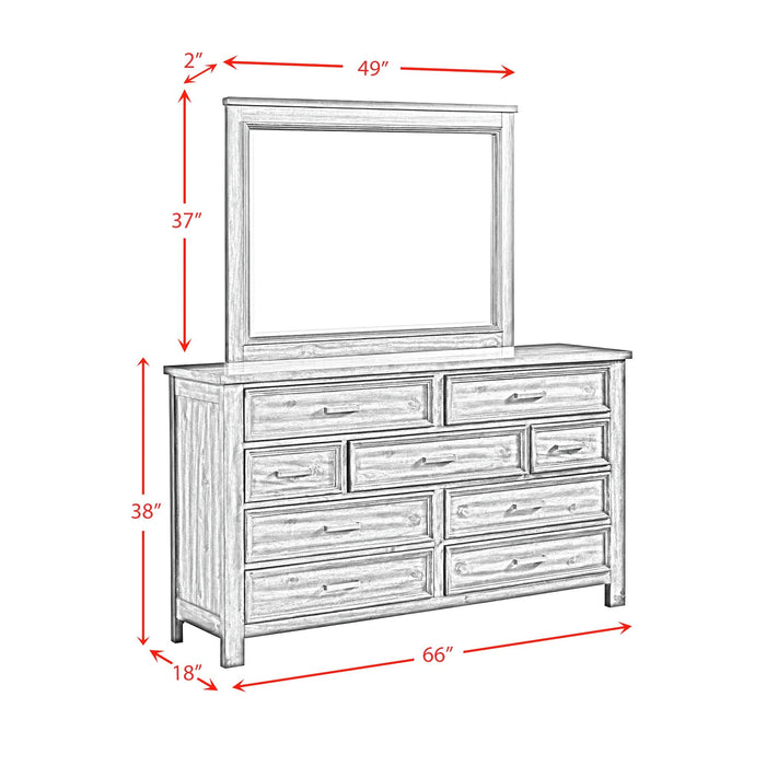 Sullivan Dresser and Mirror Set