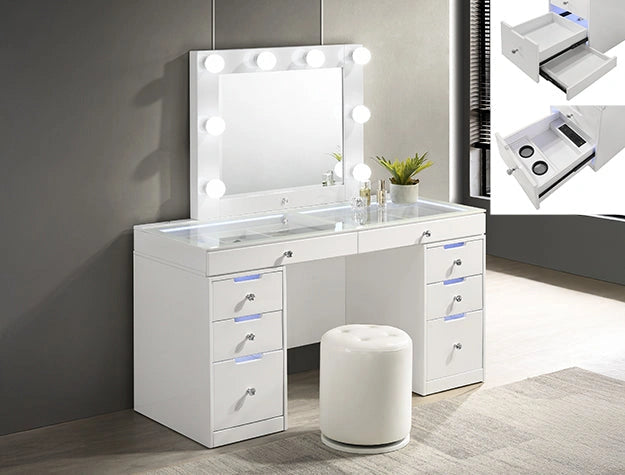 Luxo Vanity Mirror W/Led