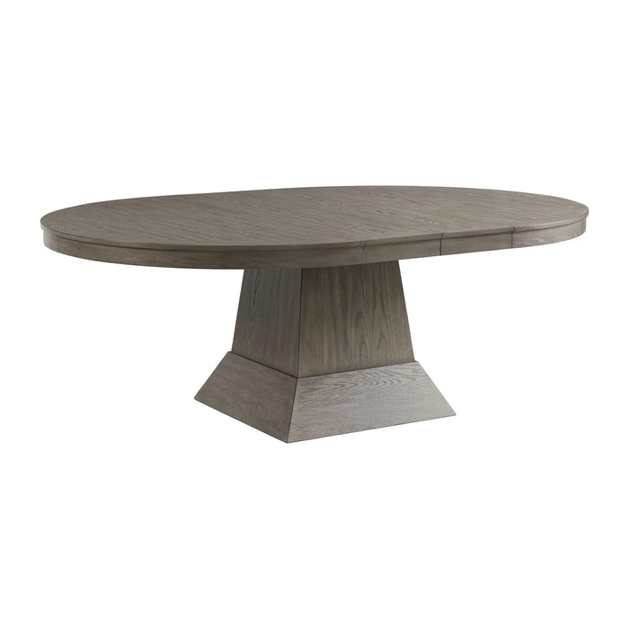 Elements International Collins Dining Table in Weathered Gray image