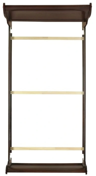 Elements International Louis Philippe Twin Panel Bed in Cherry