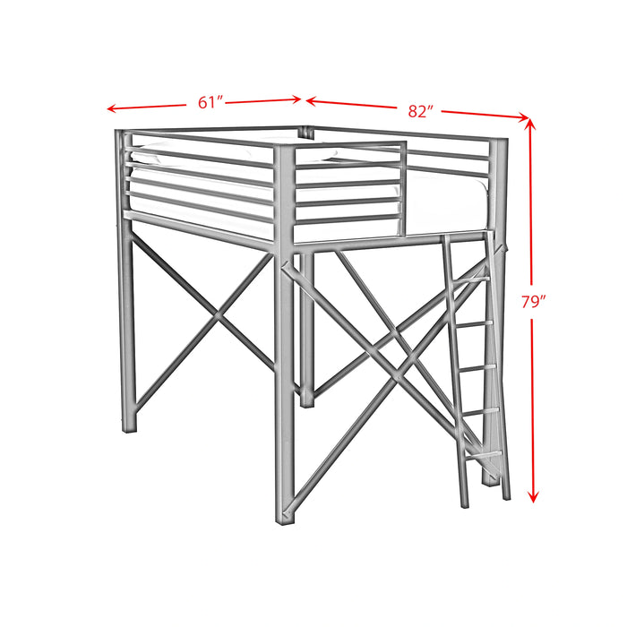Talia Full Loft Bunk and Ladder