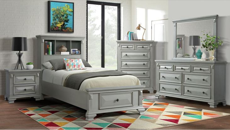 Elements International Calloway Grey Dresser in Grey