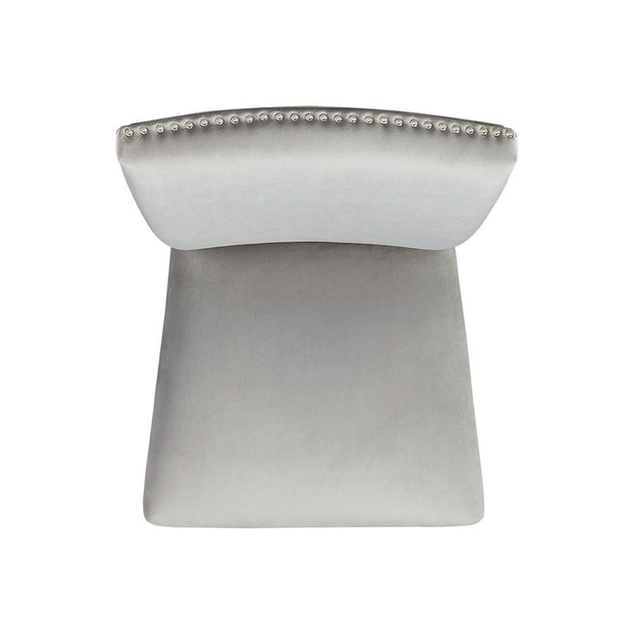 Elements International Francesca Side Chair (Set of 2) in Grey