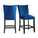 Elements International Francesca Counter Height Side Chair (Set of 2) in Blue image