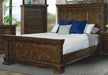 Elements International Condesa Tobacco Queen Panel Bed in Brown image
