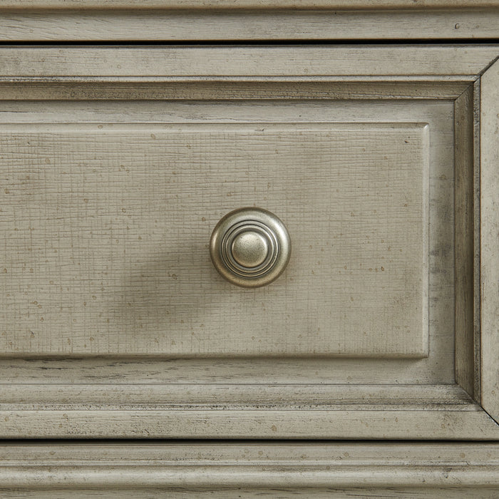Whit-Ash 5-Drawer Chest in Light Grey