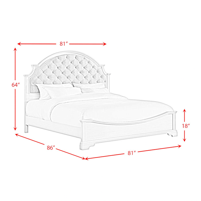 Eastwood Youth UPH Bedroom Set in Off-White