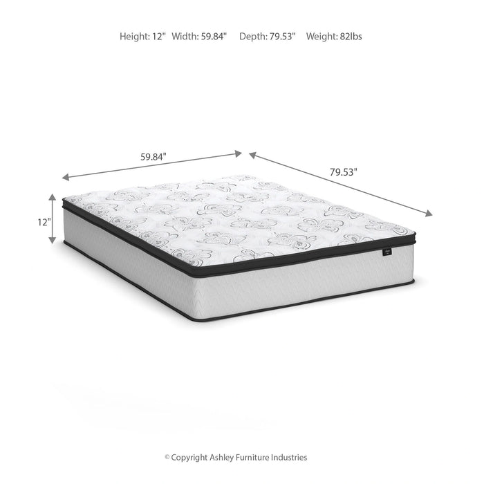Chime 12 Inch Hybrid Mattress in a Box - In Home Furniture (San Antonio, TX)