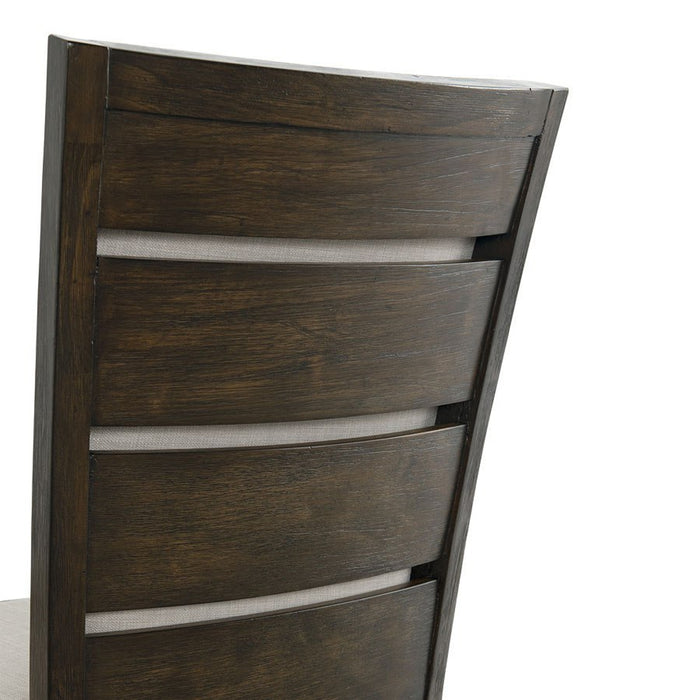 Elements International Grady Side Chair (Set of 2) in Brown