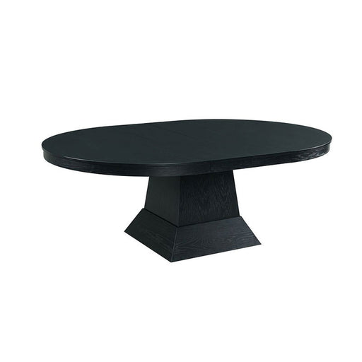 Elements International Maddox Dining Table in Dark Wire Brush image