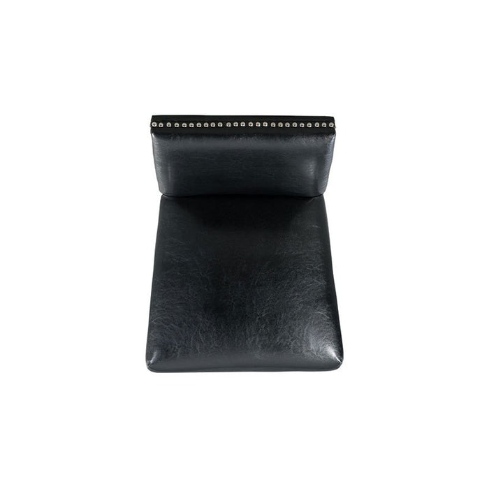 Elements International Meridian Counter Height Chair (Set of 2) in Black