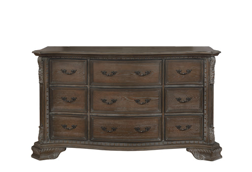 Sheffield Antique Gray Dresser Ornate Furniture Dresser & Mirror Sheffield Antique Gray Dresser Ornate Furniture Dresser & Mirror
