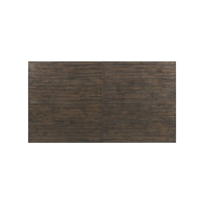 Elements International Stone Counter Height Dining Table in Dark AshC