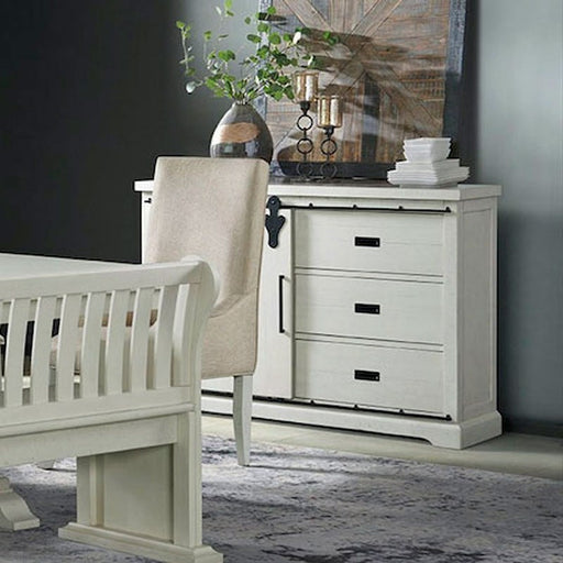 Elements International Stone Server in White image