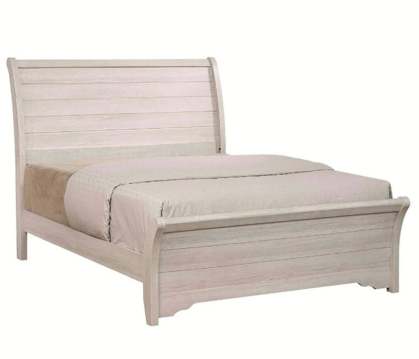 Crown Mark Furniture Coralee King Sleigh Bed in White B8130-K image