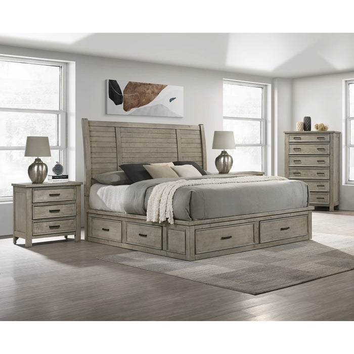 Sullivan Storage Bedroom Set with 2 Nightstands