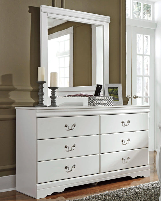 Anarasia Dresser and Mirror - In Home Furniture (San Antonio, TX)