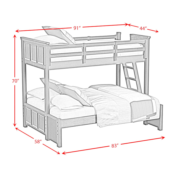 Hampton Kids Over Bunk with Ladder