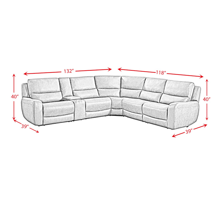 Saber Modular Armless Chair in Texas Granite