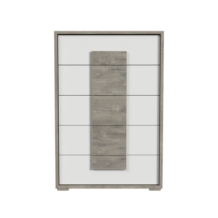 San Matteo 5-Drawer Chest in Dual Tone