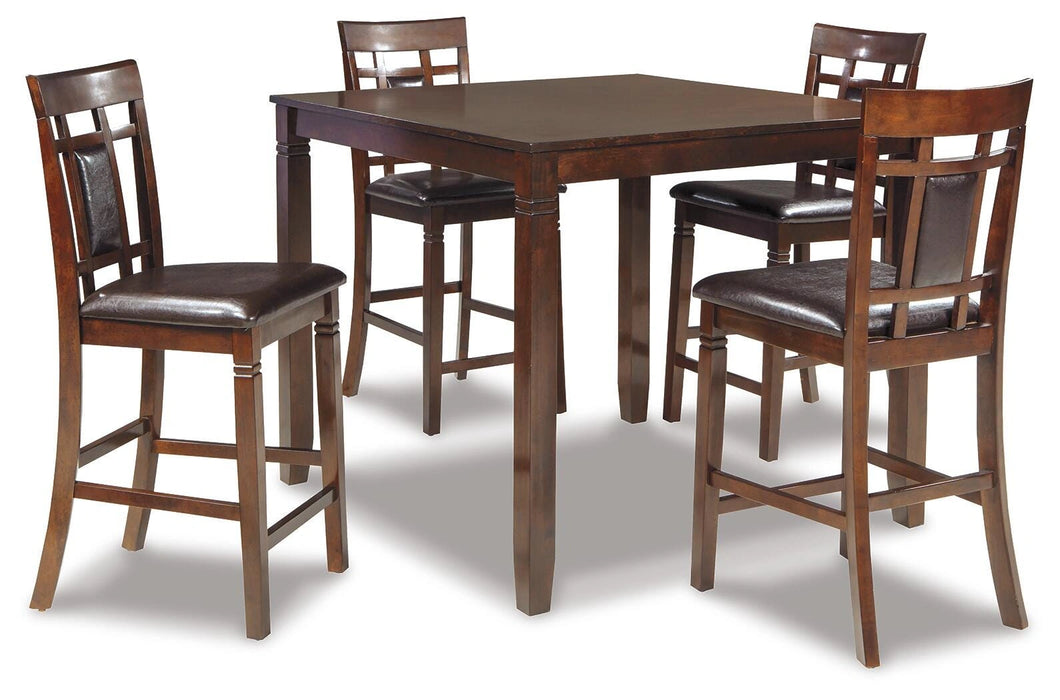 Bennox Counter Height Dining Table and Bar Stools (Set of 5) - In Home Furniture (San Antonio, TX)