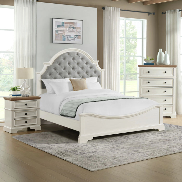 Eastwood Youth UPH Bedroom Set in Off-White