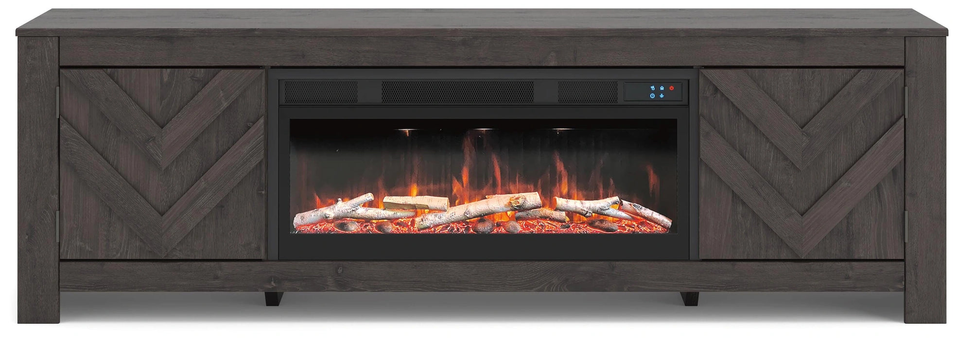 Cayboni 71" TV Stand with Electric Fireplace - In Home Furniture (San Antonio, TX)