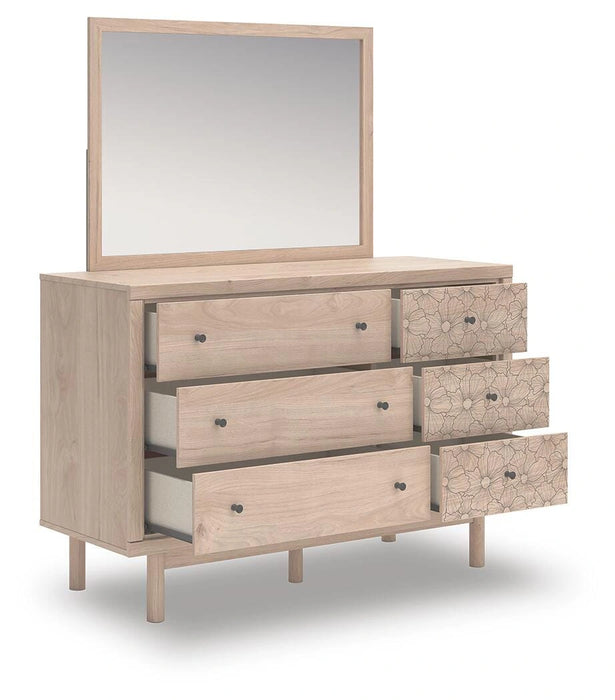 Arloster Dresser and Mirror - In Home Furniture (San Antonio, TX)