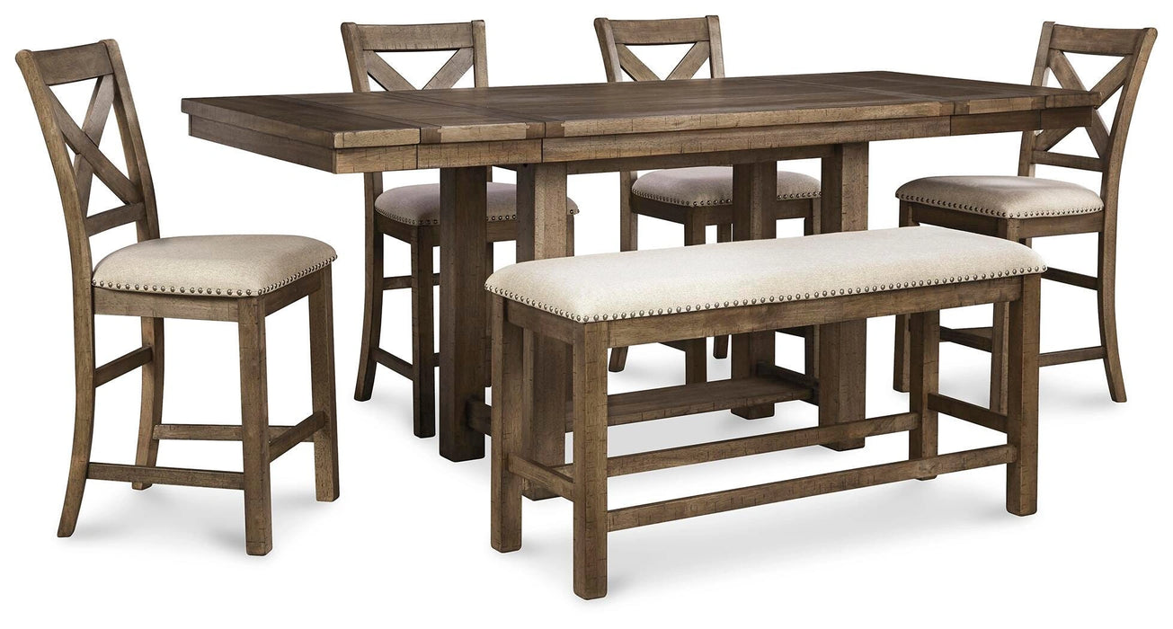 Moriville Counter Height Dining Set - In Home Furniture (San Antonio, TX)