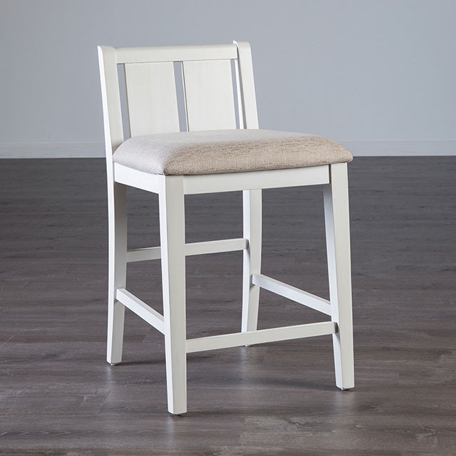 Lescles 3 Pc Counter Ht Set (1 Table + 2 Chairs) - In Home Furniture (San Antonio, TX)