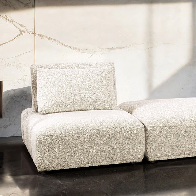 Stavanger 2-Seater w/ Square Ottoman - In Home Furniture (San Antonio, TX)