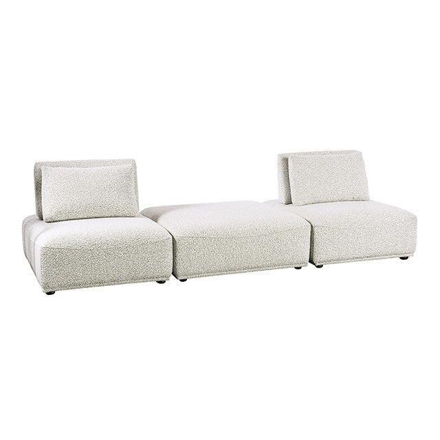 Stavanger 2-Seater w/ Square Ottoman - In Home Furniture (San Antonio, TX)