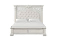 Promenade E.King & Queen Bed Brown & White - In Home Furniture (San Antonio, TX)