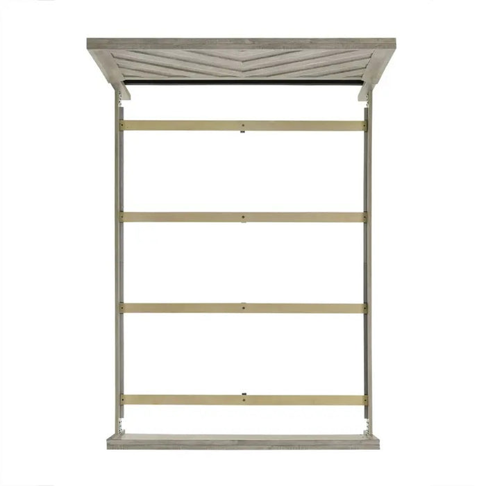 Elements International Ellen Full Panel Bed in White