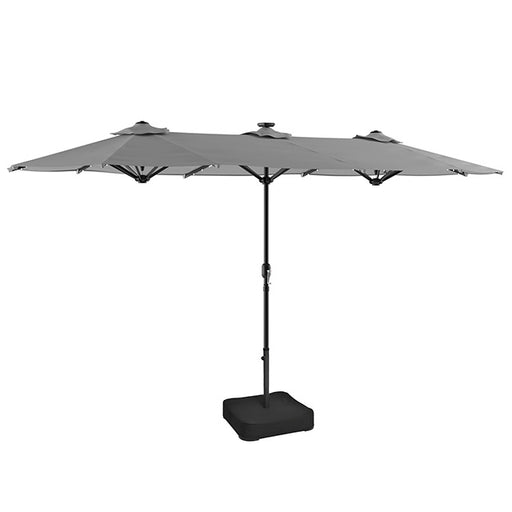 at home store san antonio patio umbrella Musa Rectangular Market Umbrella