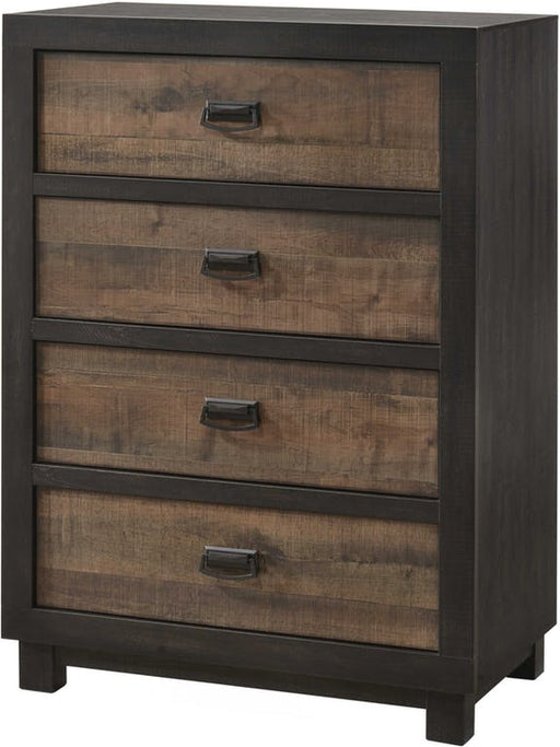 Elements International harlington 4 Drawers Chest in Rustic Gray image