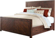 Elements International Jax King Storage Bed in Warm Smokey Walnut image