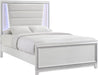 Elements International Moondance Full Panel Bed in White image