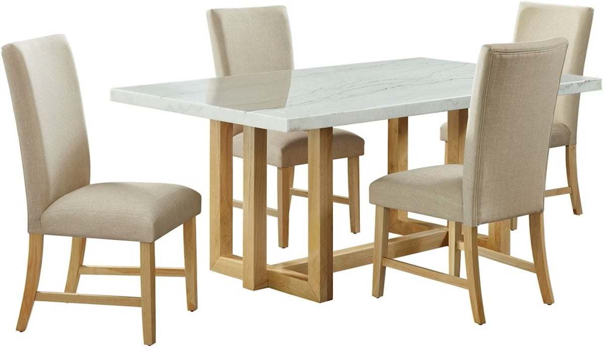 Elements International Morris Side Chair in Natural